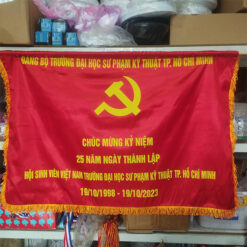 Cờ Lưu Niệm Chữ Nhật Khổ Lớn