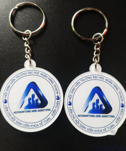 Móc Khóa Mica Tròn Có Neo