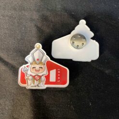 Huy hiệu mica cài áo bằng nam châm