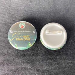 Huy Hiệu Nhựa Tròn Cài Áo