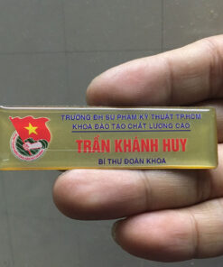 Bảng Tên Đeo Ngực Bằng Kim Loại Cao Cấp