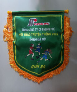 cờ lưu niệm hình lá đề