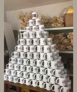 Ly sứ in hình làm quà tặng doanh nghiệp