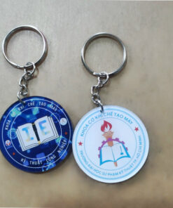 Móc Khóa Mica Tròn 4.5cm