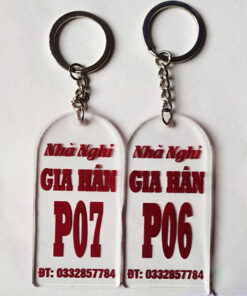 Móc Khóa Mica Trong