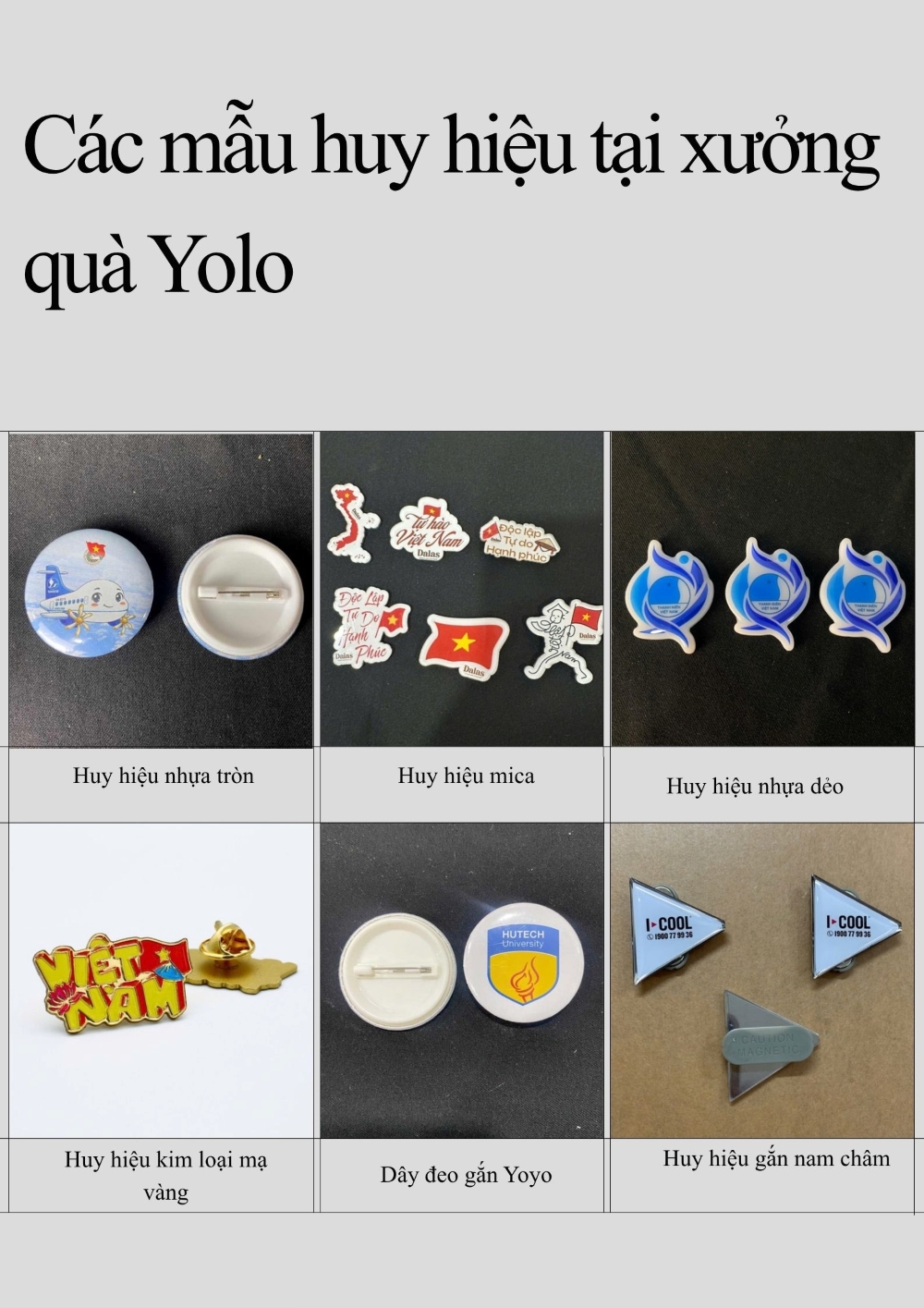Mẫu huy hiệu đẹp thiết kế theo yêu cầu