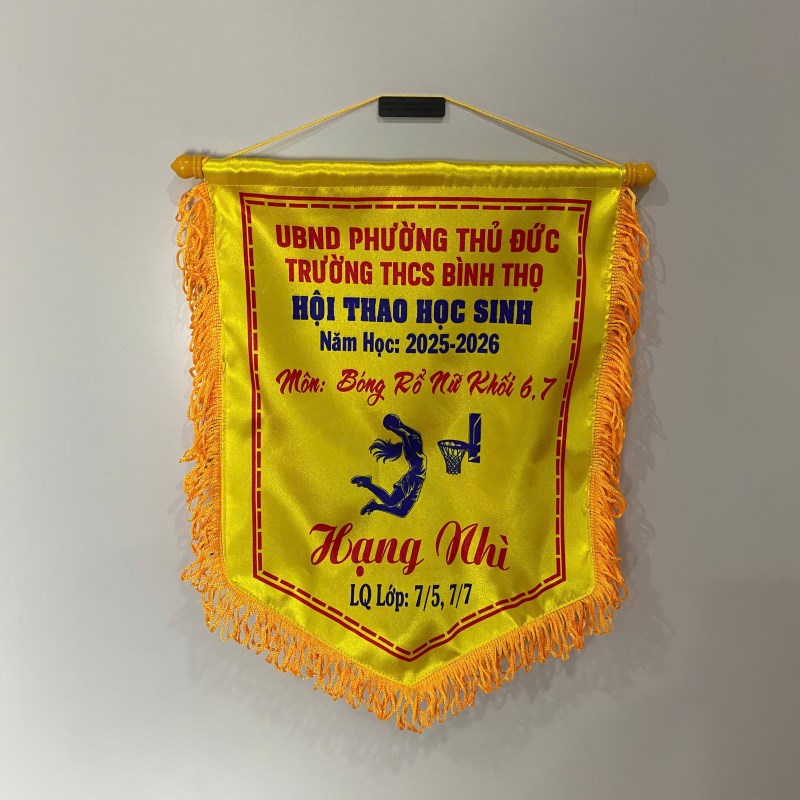 Cờ lưu niệm giải bóng rổ
