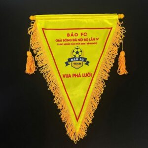 Cờ lưu niệm tam giác giao lưu bóng đá
