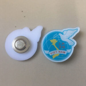 Huy hiệu nhựa nam châm