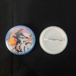 Huy Hiệu Nhựa Tròn Cài Áo - Balo Đẹp