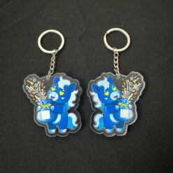 Móc khóa in uv con ngựa