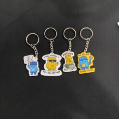 Móc khóa mica biên dạng độc đáo