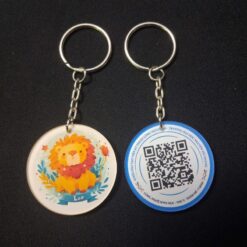 Móc khóa mica chào mừng sinh viên đại học