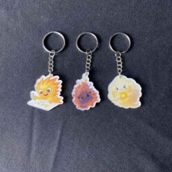 Móc khóa mica đa dạng nhân vật