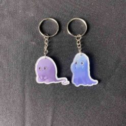 Móc khóa mica hình biểu cảm chất lượng