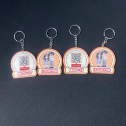 Móc khóa tròn i love teen in 2 mặt