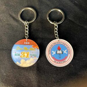 Móc khóa tròn kỉ niệm câu lạc bộ trường học