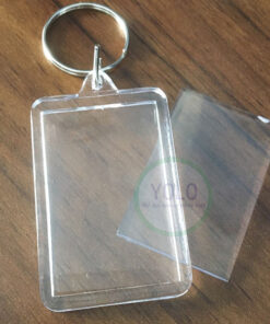 Móc khóa mica trong suốt acrylic