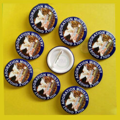 Huy hiệu nhựa hình tròn