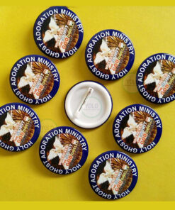 Huy hiệu nhựa hình tròn