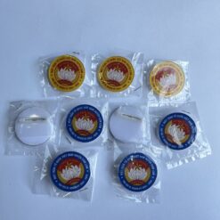 Huy hiệu nhựa tròn