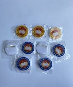 Huy hiệu nhựa tròn