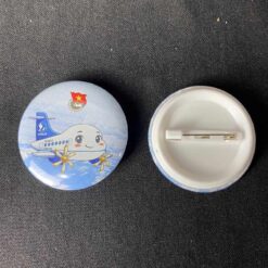 Huy hiệu nhựa tròn cài áo - cài balo giá rẻ