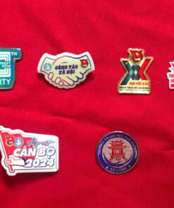 Huy hiệu cài áo kim loại cá nhân doanh nghiệp