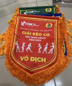 Làm cờ lưu niệm thể thao