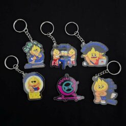 Móc khóa uv in theo yêu cầu