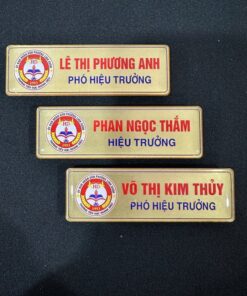 Bảng tên cài áo Đoàn Khoa Trường