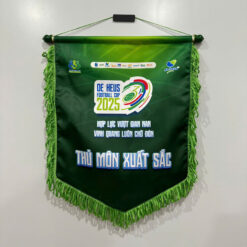 Cờ lưu niệm màu xanh lá