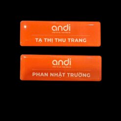 Làm bảng tên nhân viên kim loại