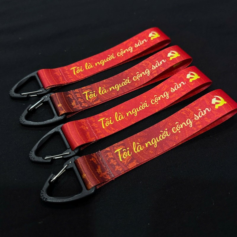 Dây đeo móc khóa in theo yêu cầu