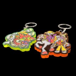 Làm móc khóa in uv theo yêu cầu