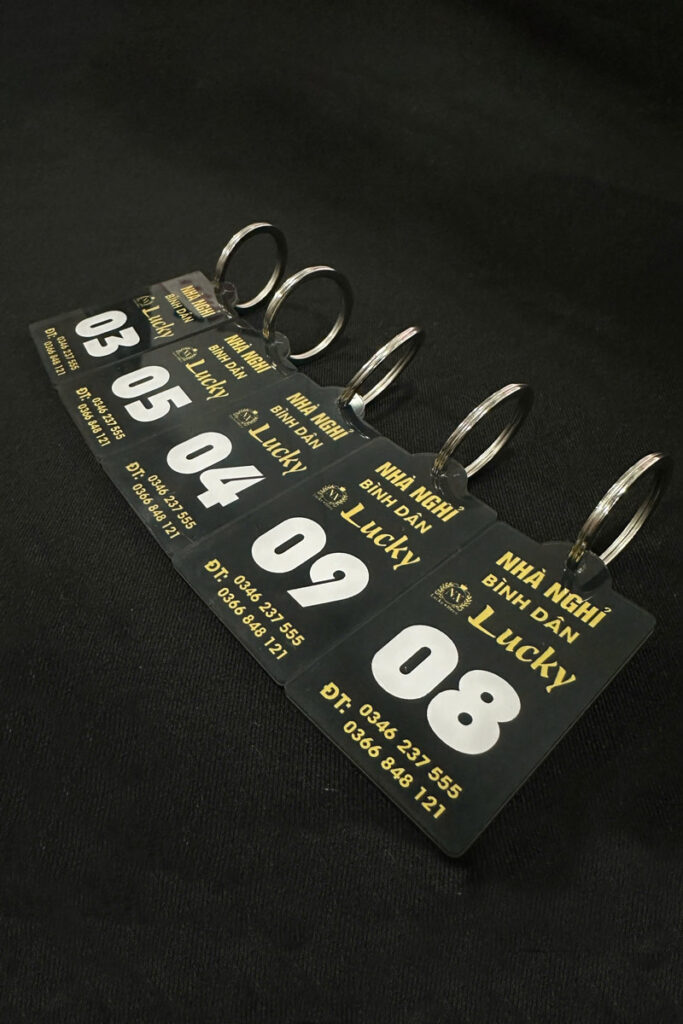 Móc khóa in theo yêu cầu