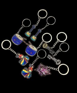 Móc khóa mica in uv theo yêu cầu