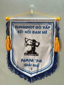Cờ lưu niệm Slingshot – Dấu ấn giao lưu, kết nối đam mê