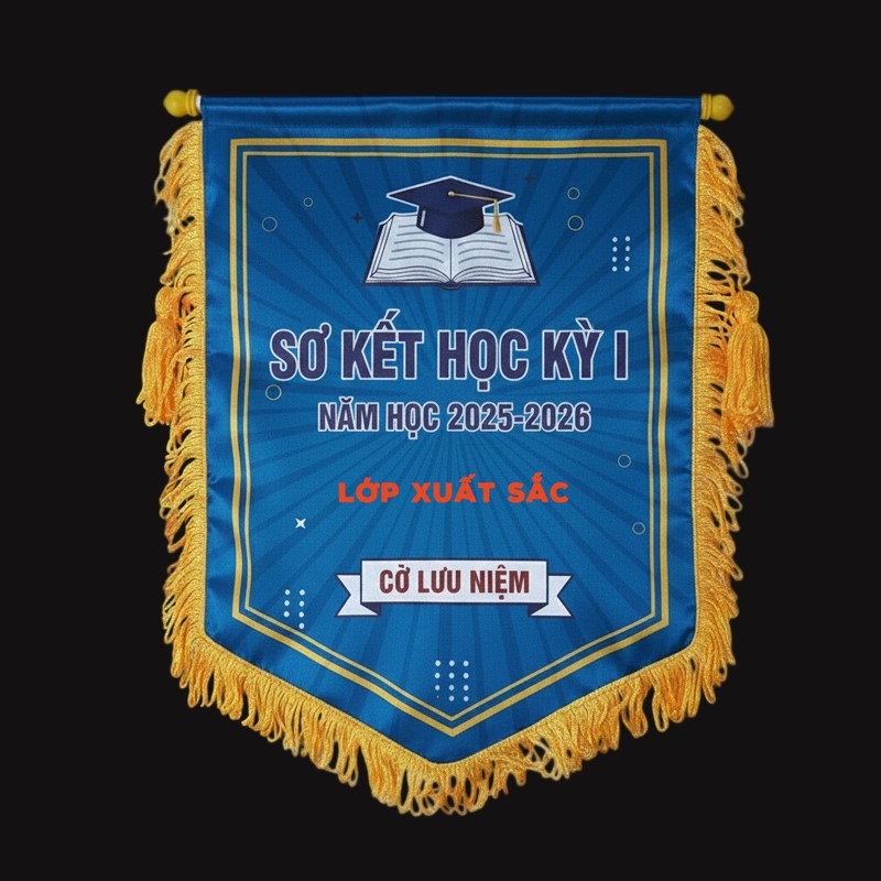 Cờ lưu niệm sơ kết học kỳ