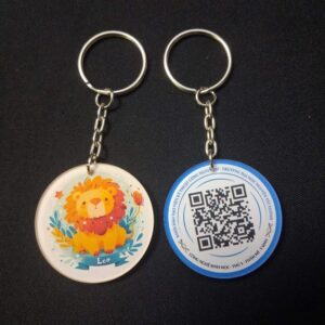 Móc khóa cung hoàng đạo 2 mặt