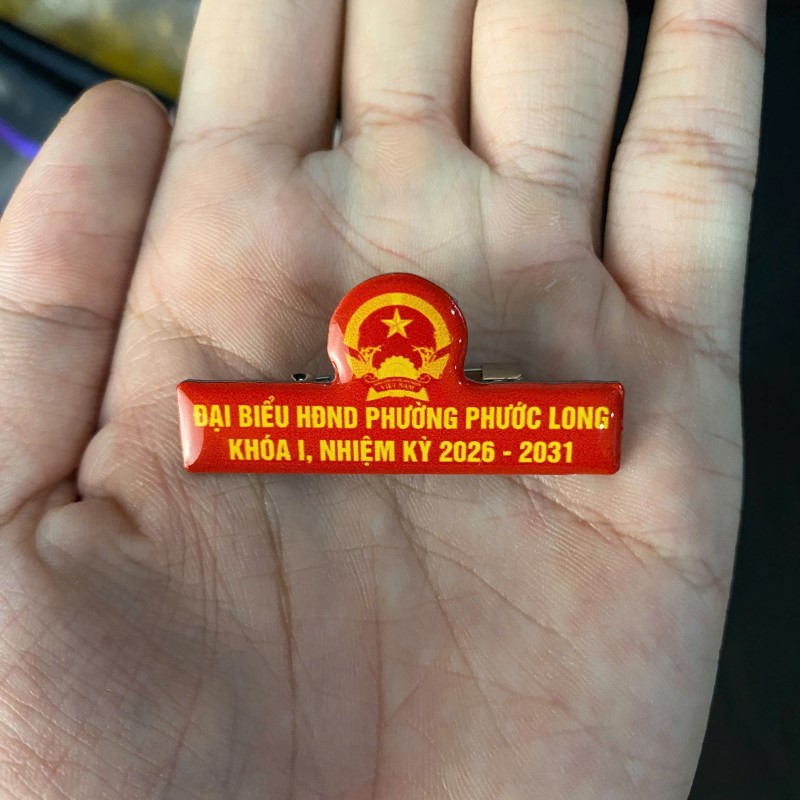 Huy hiệu kim loại cắt viền