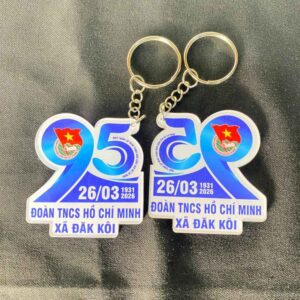 Móc khóa 95 năm thành lập đoàn 1 mặt