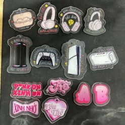 Móc khóa viền trong suốt