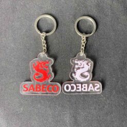 Móc khóa in uv sabeco