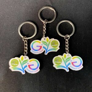 Móc khóa mica in theo yêu cầu