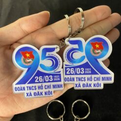 Móc khóa mica 95 năm ngày thành lập đoàn