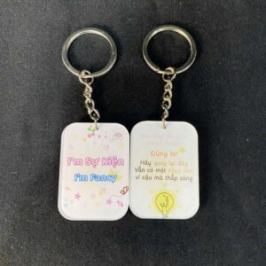 Mẫu móc khóa mica