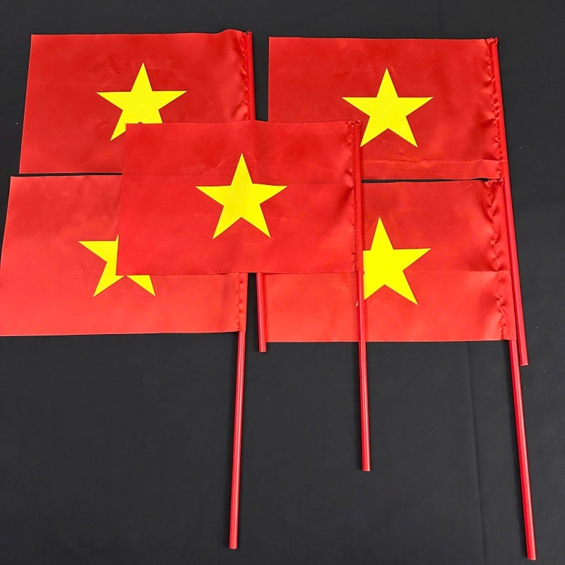 Cờ nhỏ in hình quốc kỳ có cầm tay