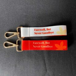 Dây móc khóa farewell in 2 mặt