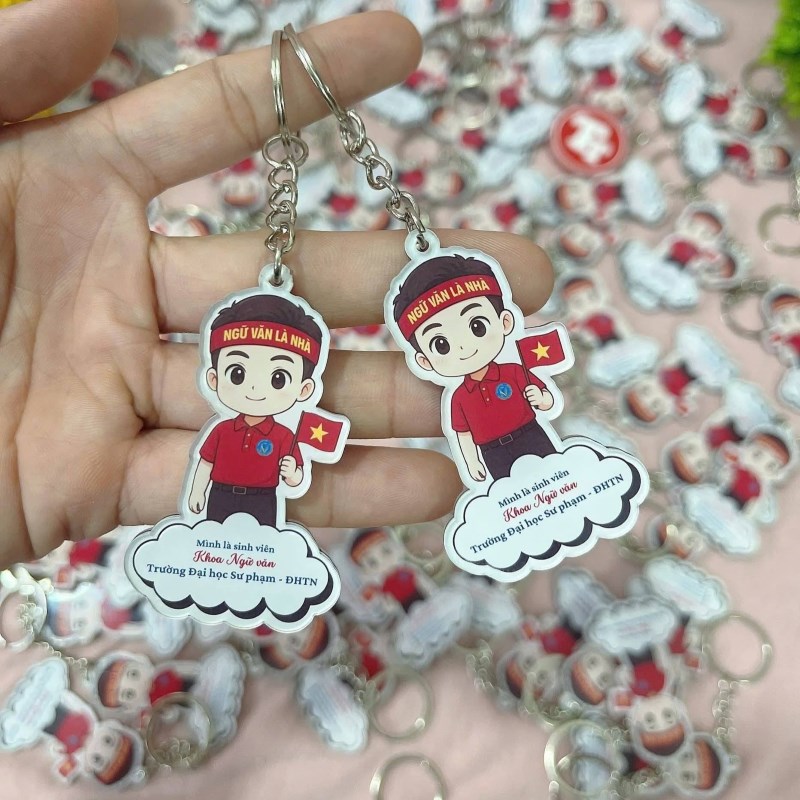 Móc khóa chibi mừng ngày thống nhất đất nước